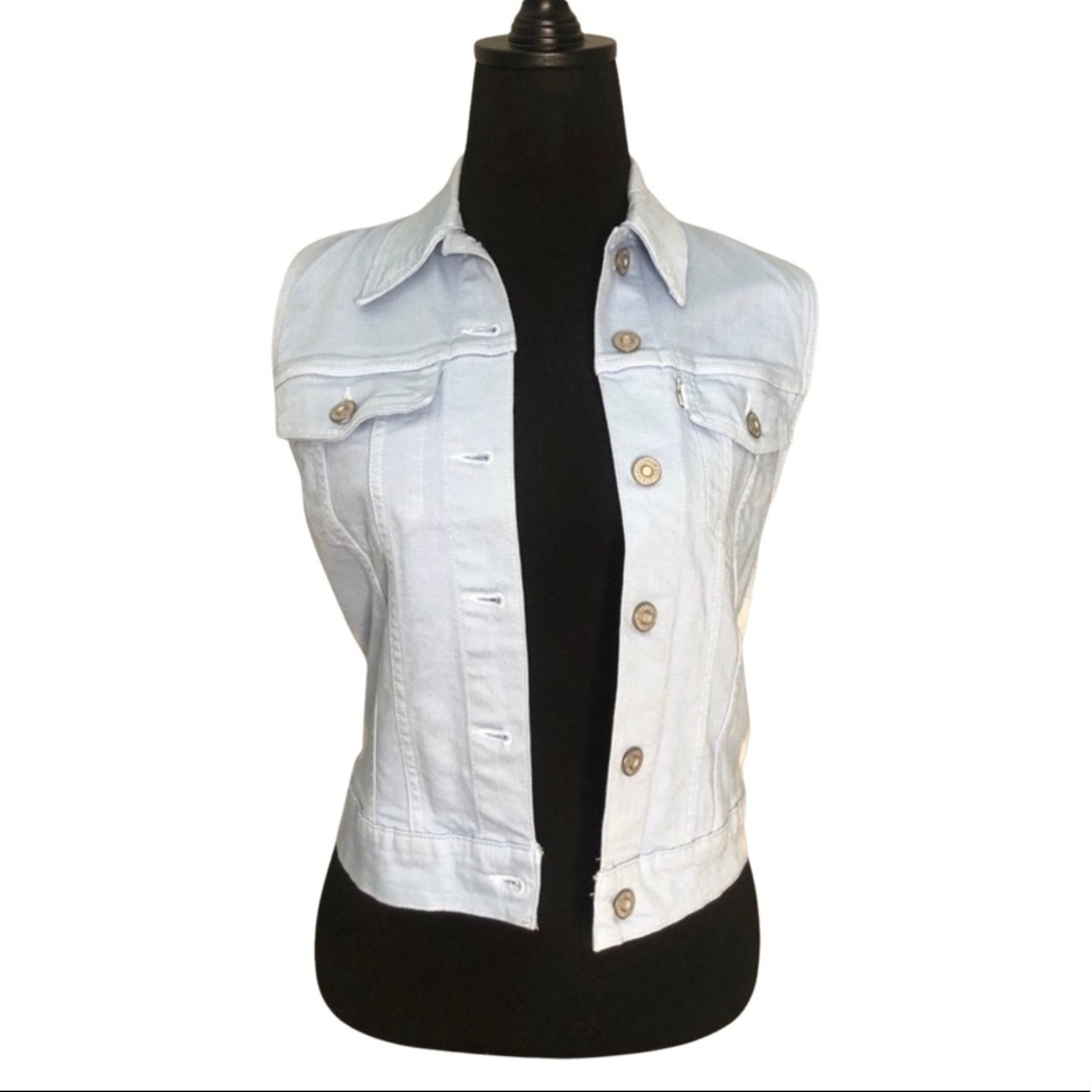 Levi’s Light Blue Denim Vest